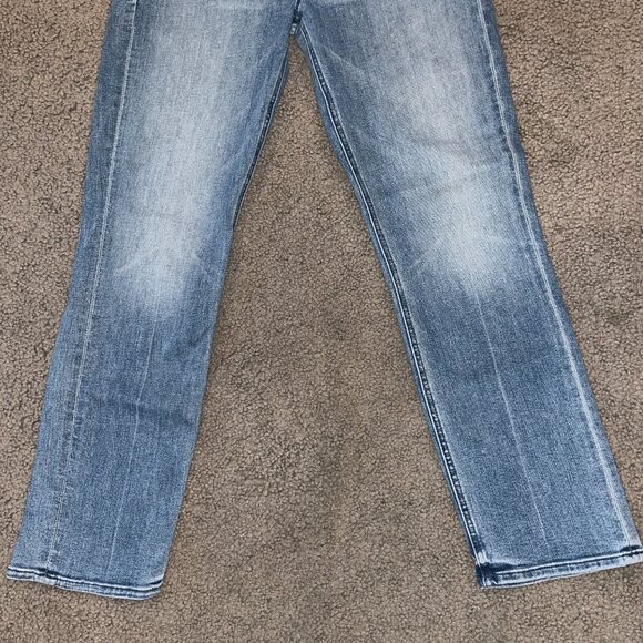 MOTHER THE MID RISE DAZZLER ANKLE JEANS IN WE THE ANIMALS WASH -EUC - W32 x L27 - Picture 3 of 14
